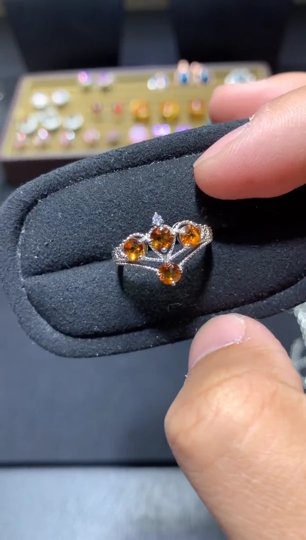 未镶嵌戒指水晶W03