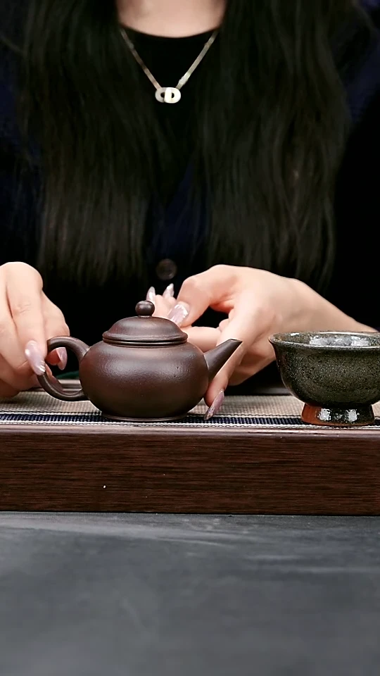 【闪购商品】紫砂茶壶老紫泥全手水平