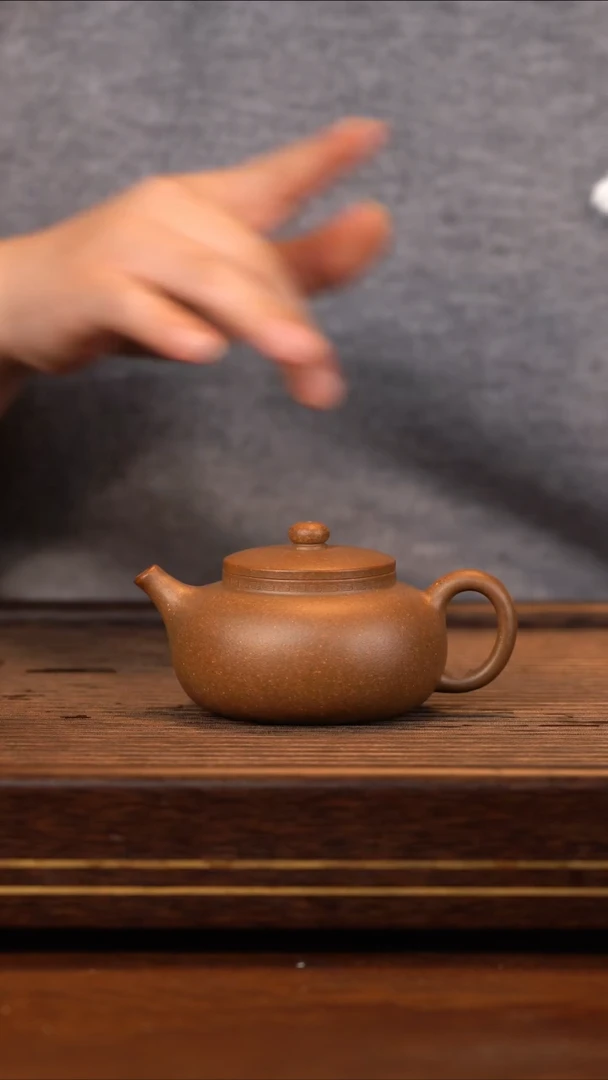 茶壶紫砂青段退火平安