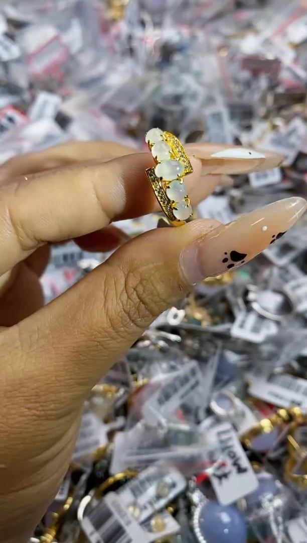 翡翠戒指银S925镶嵌222     6