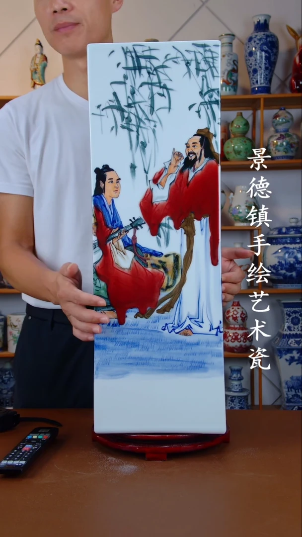 现代景德镇手工手绘陶瓷摆件54