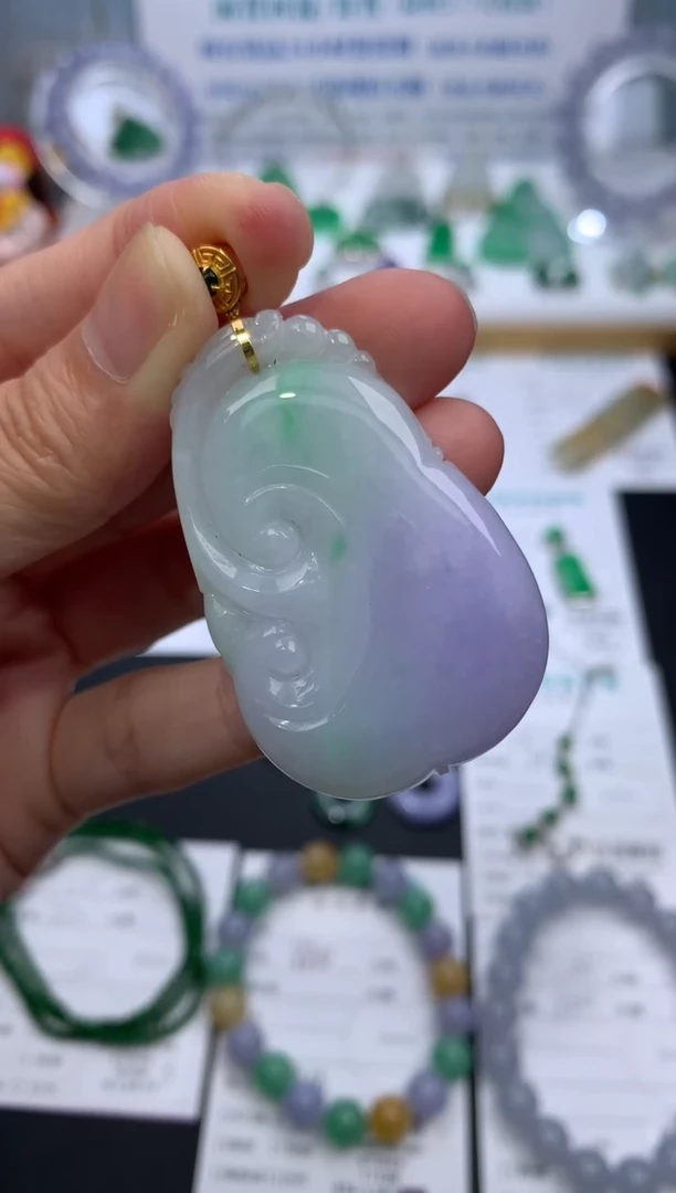 【闪购商品】定制翡翠18K金镶嵌模式推广期24小时鉴赏期