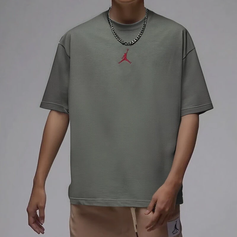 NIKE/耐克男子乔丹系列舒适透气百搭圆领夏季短袖针织衫IH0833029