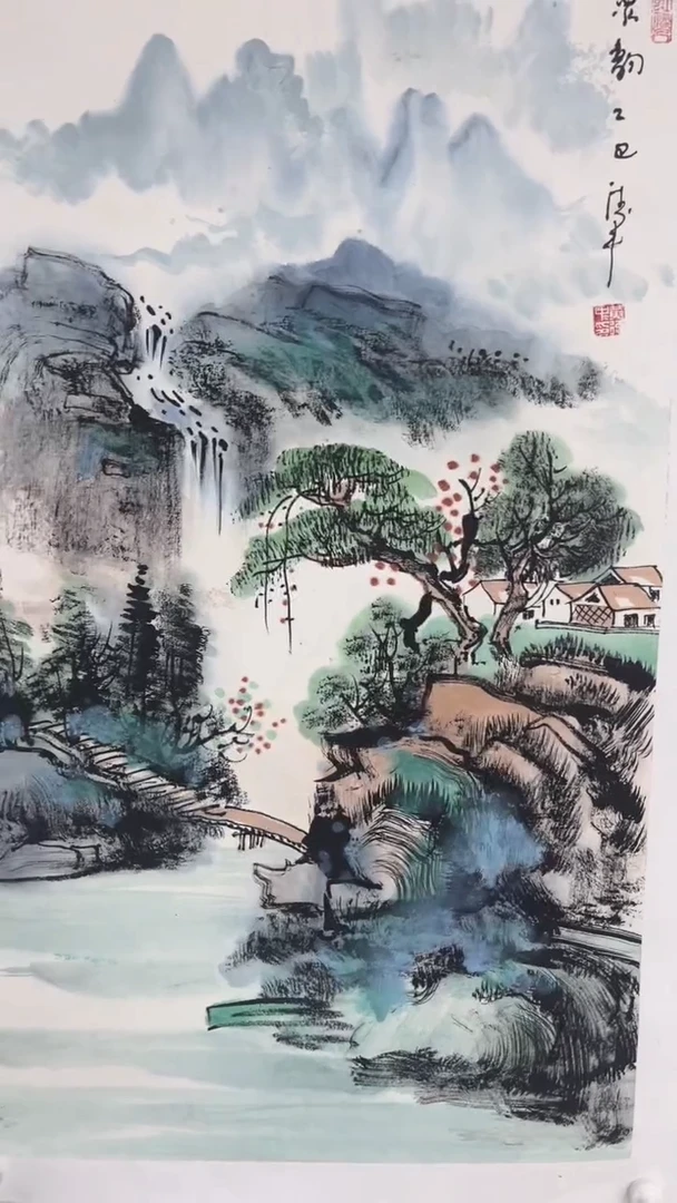 国画黄德中老师两平尺