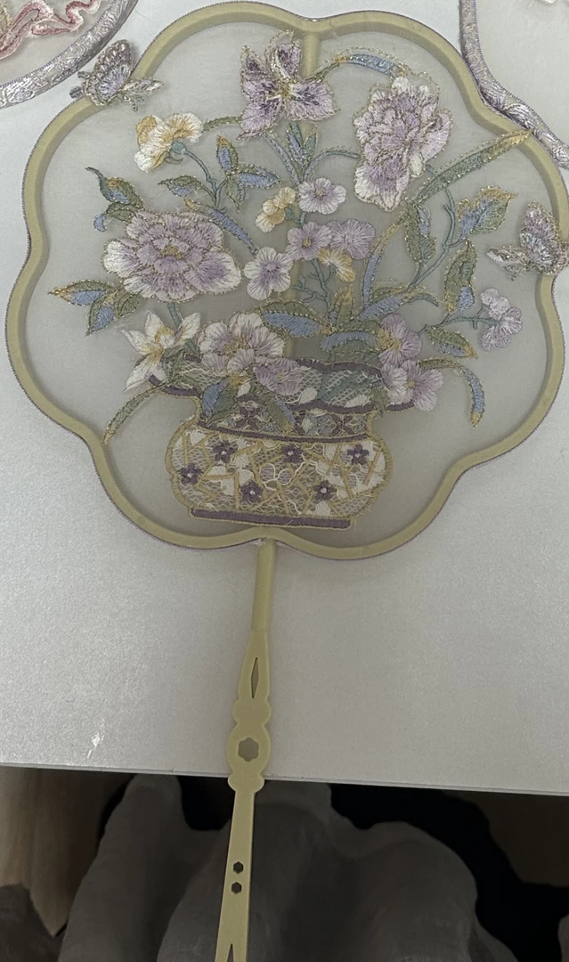 汀花语 团扇