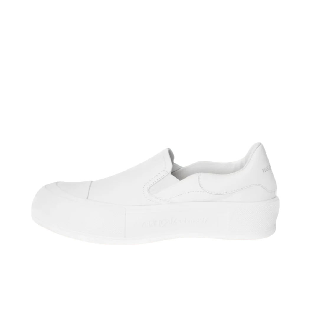 未使用 Alexander McQueen/亚历山大·麦昆 低帮 板鞋 女款 白色
