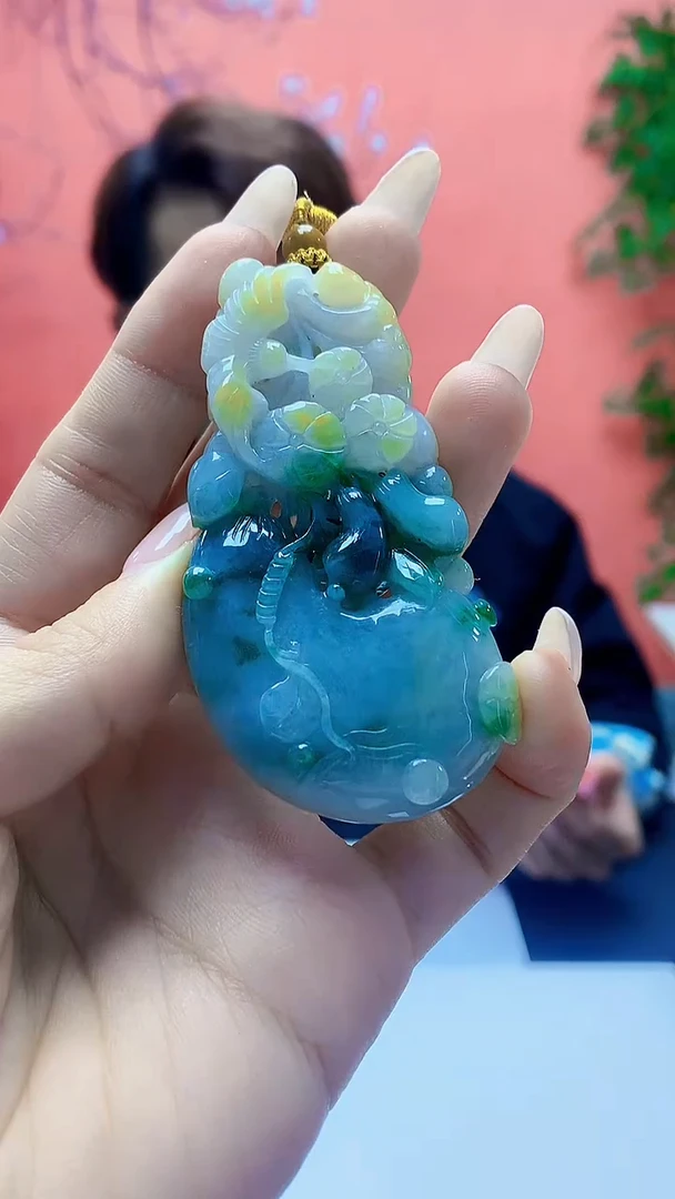 未镶嵌定制翡翠5159ty-毛货挂件94