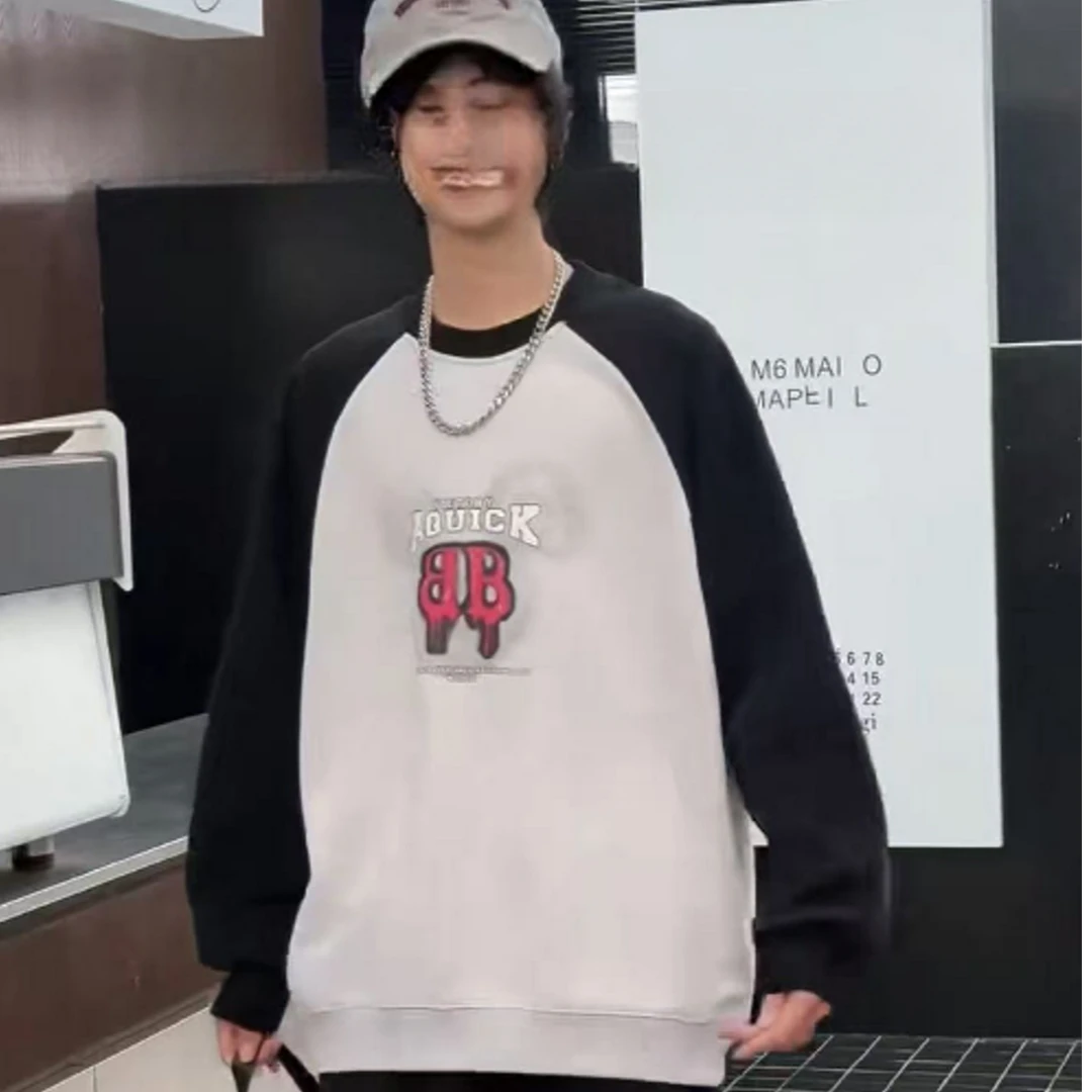 男童青少年秋款数字印花ABB圆领卫衣 K5008（160-190）