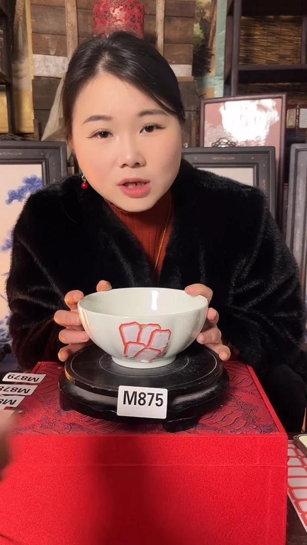 摆件陶景德镇陶瓷摆件M875