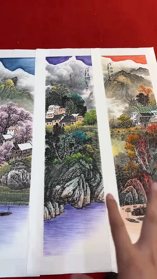 国画周建真老师绘画作品23-34
