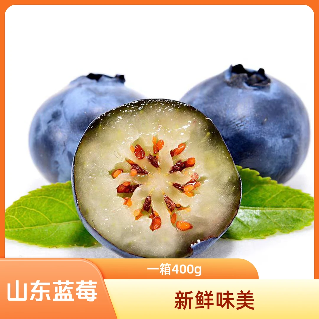 【次日达】18+mm花香蓝莓顺丰京东包邮一盒100G新鲜山东省