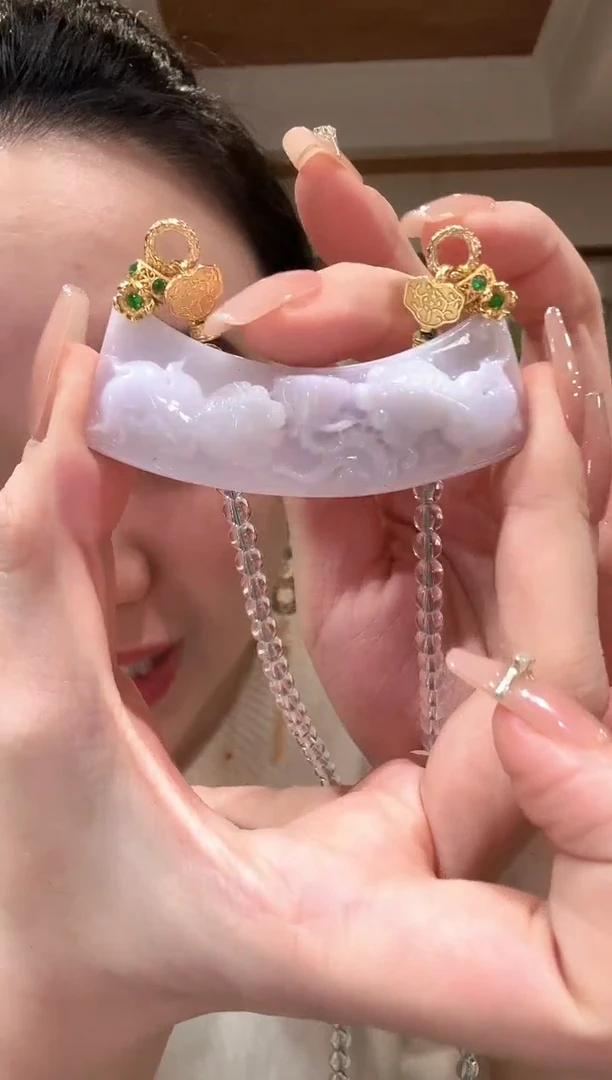 【闪购商品】翡翠颈饰未镶嵌国风