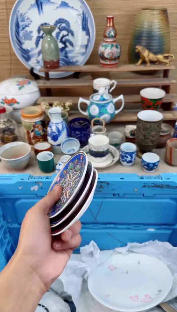 瓷片茶盏陶瓷陶器