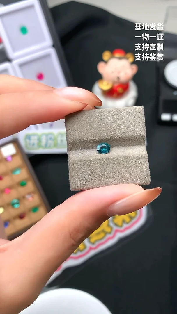 未镶嵌珠宝半成品碧玺lagoon 0.4ct
