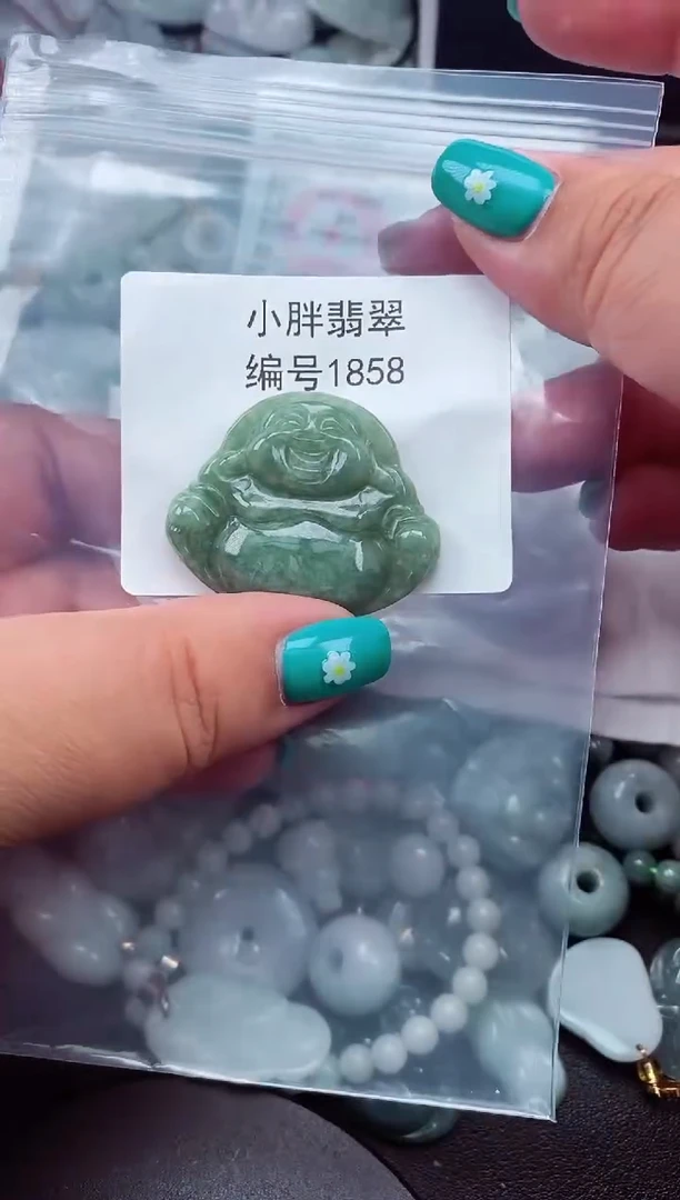 颈饰未镶嵌翡翠缅甸天然A货翡翠1858