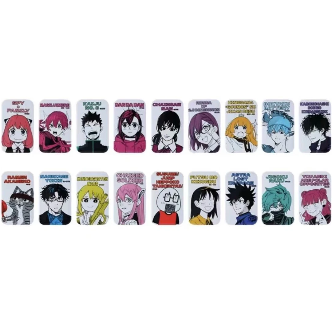 【顺丰包邮】周刊少年jump全明星支架方吧唧动漫周边盲盒【代拆】