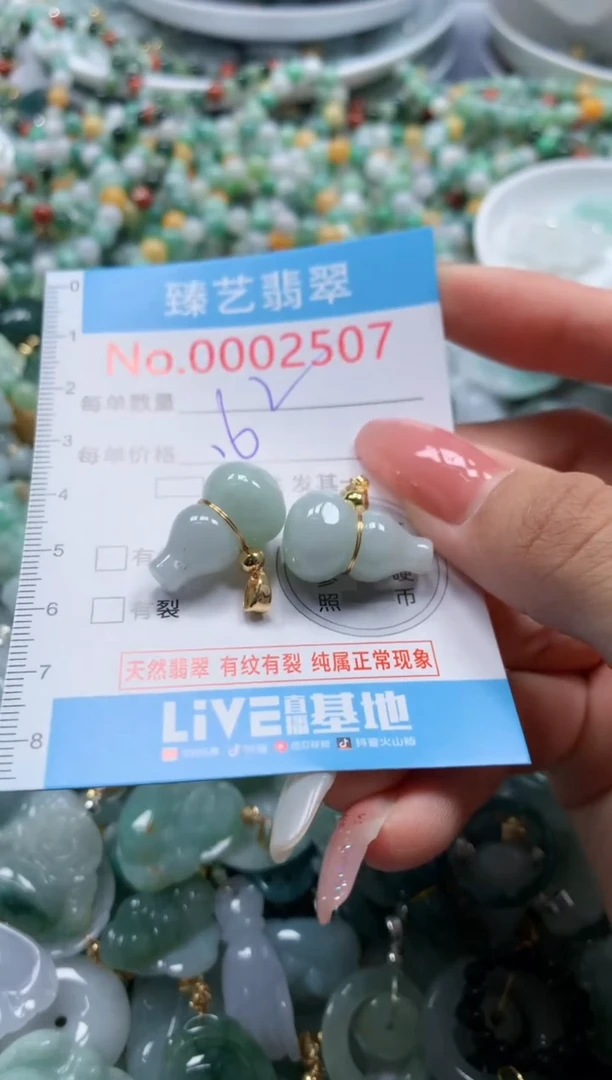 翡翠未镶嵌颈饰2507