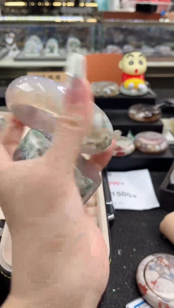 未镶嵌手镯石英质玉尘*丷圈口（赠品镯心）