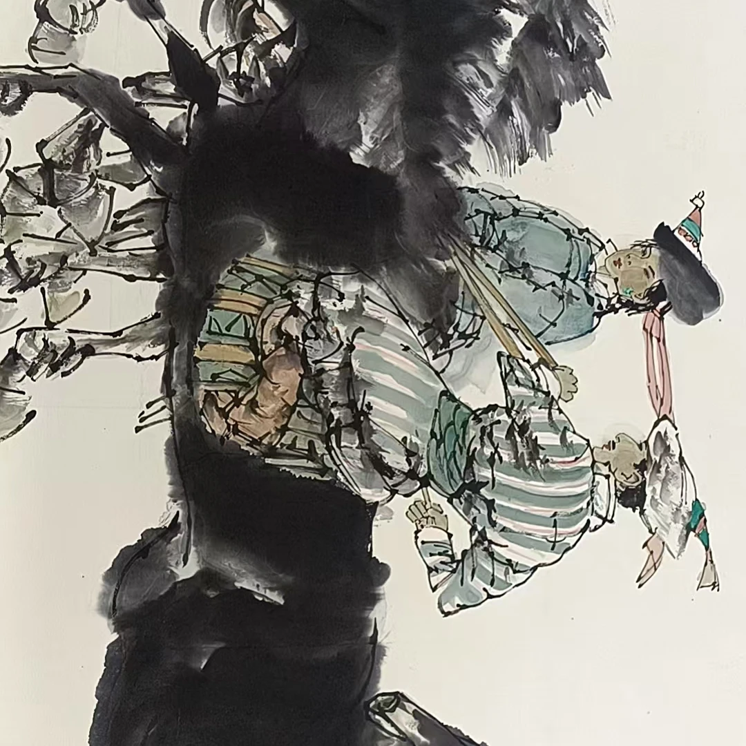 刘DW款人物大画心175x95