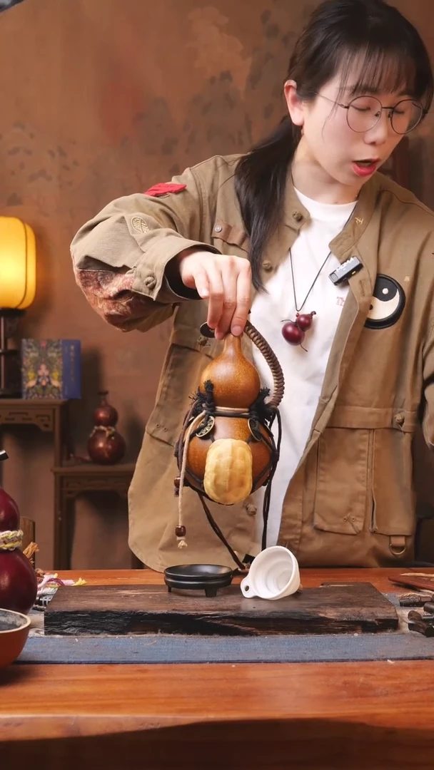 【闪购商品】136号精品大漆葫芦防腐防渗装水茶酒