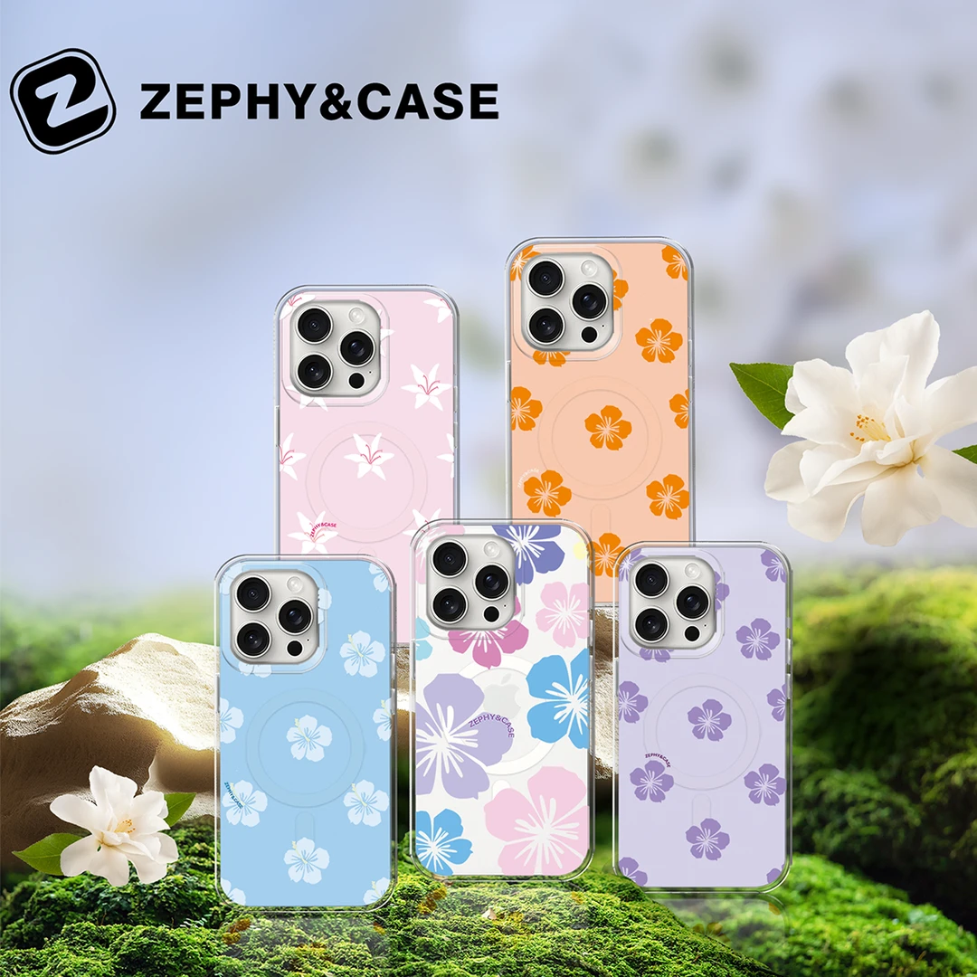 ZEPHY&CASE｜春夏花朵多巴胺系列 磨砂IMD iPhone手机壳16/15/14