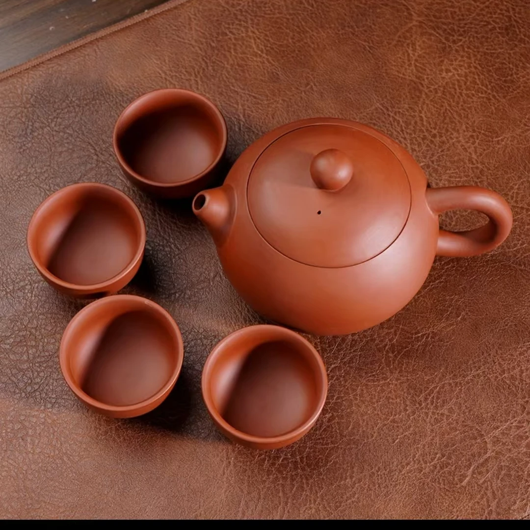 朱泥大红袍西施250cc一壶四杯