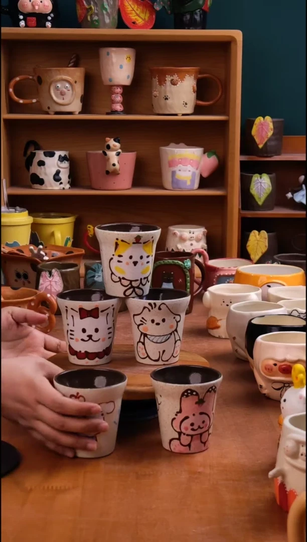 摆件陶景德镇原创手工陶瓷