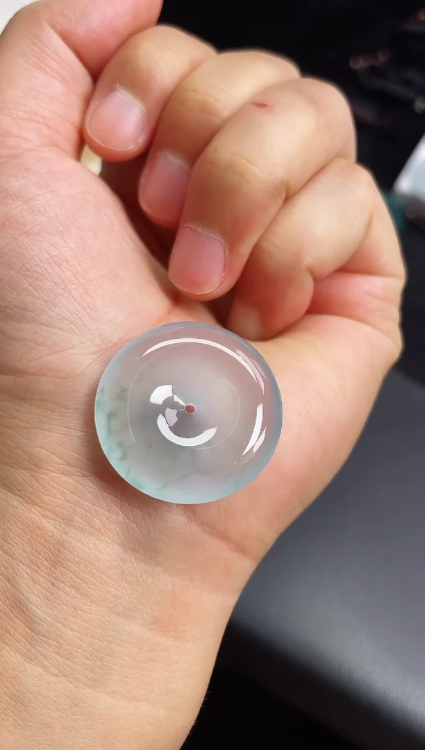 颈饰未镶嵌翡翠【5】平安扣 尺寸 28.4   6mm