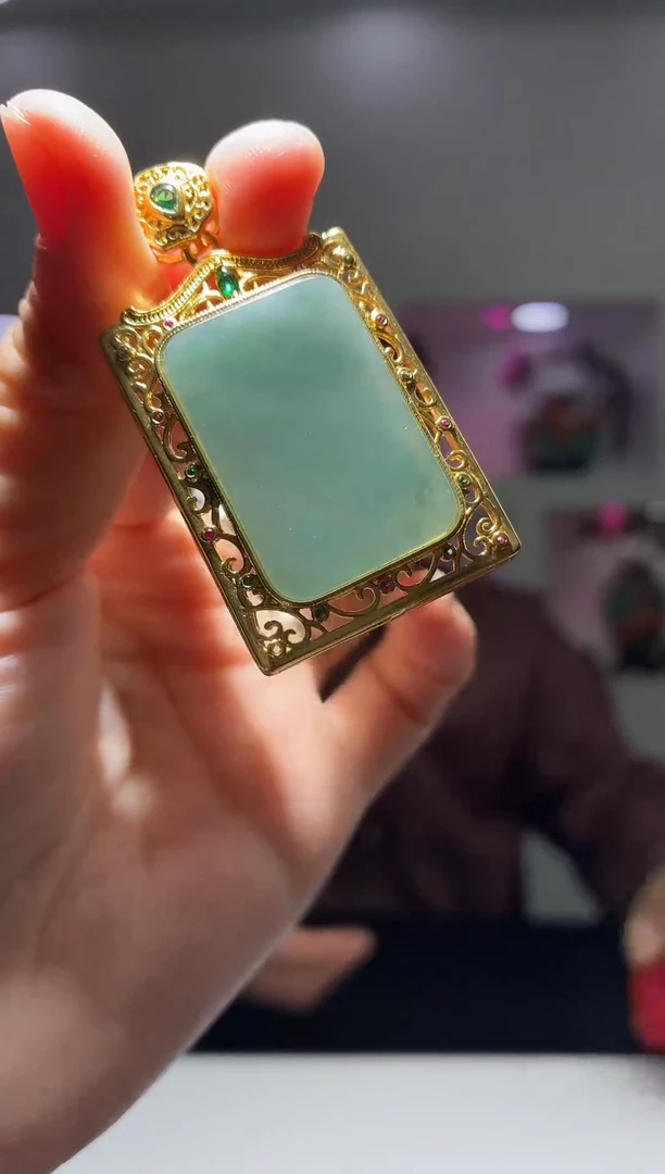 颈饰未镶嵌翡翠天然翡翠-2