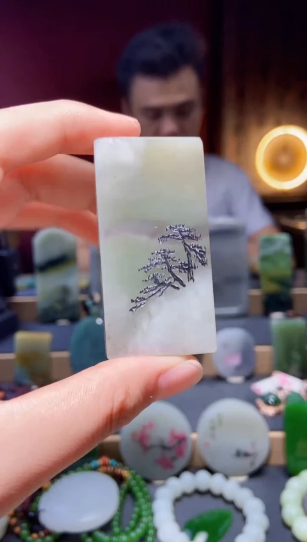 和田玉未镶嵌摆件yc