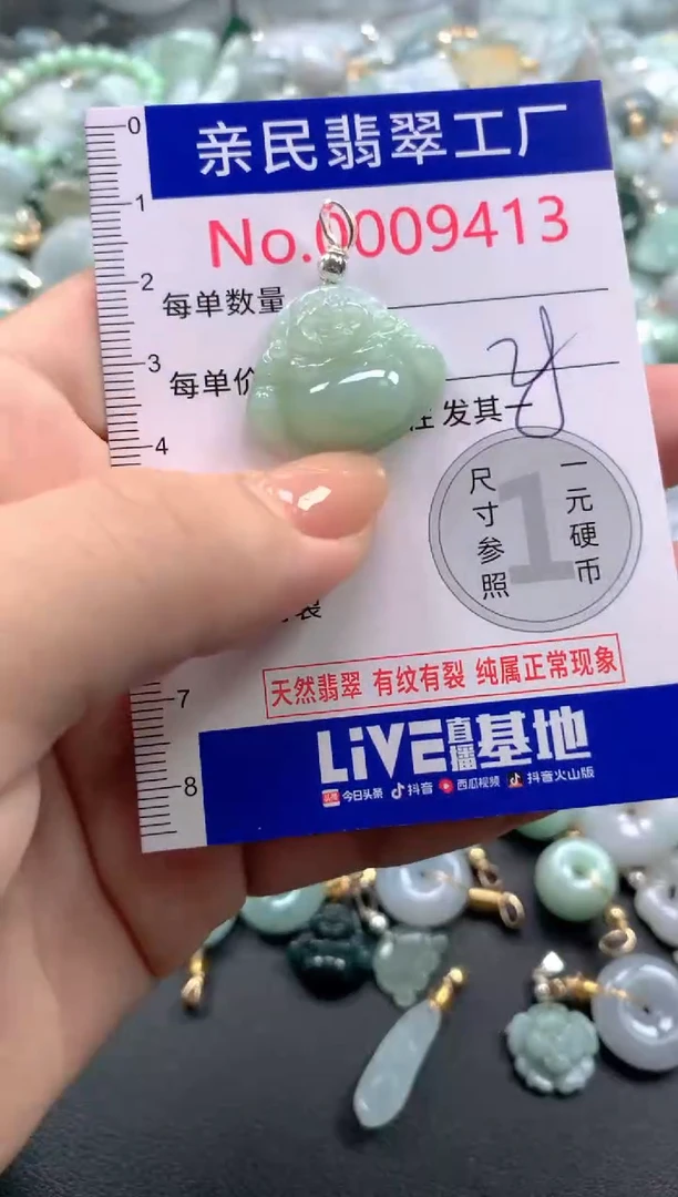颈饰未镶嵌翡翠9413