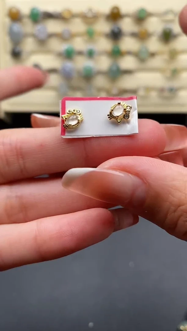 银S925镶嵌戒指翡翠66666666+2