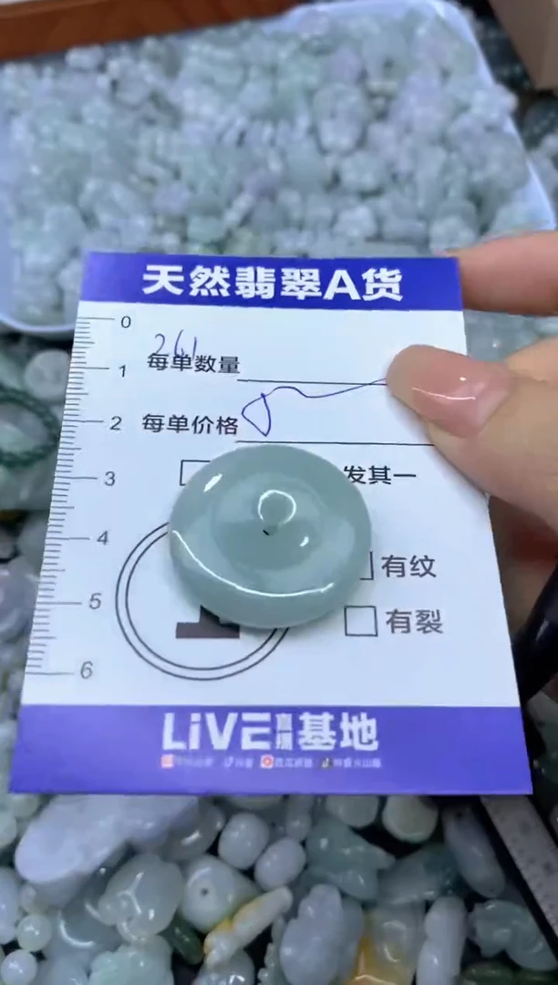 颈饰未镶嵌翡翠天然翡翠A货批量多样性发一件