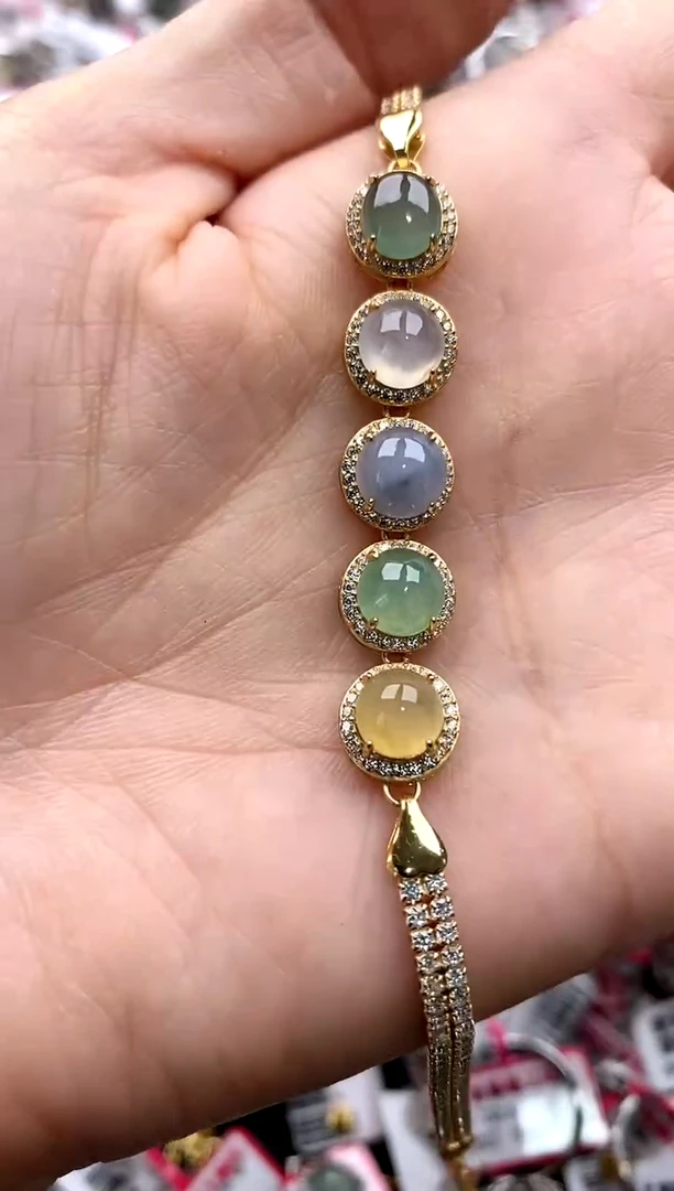 【闪购商品】翡翠戒指银S925镶嵌5555555    4