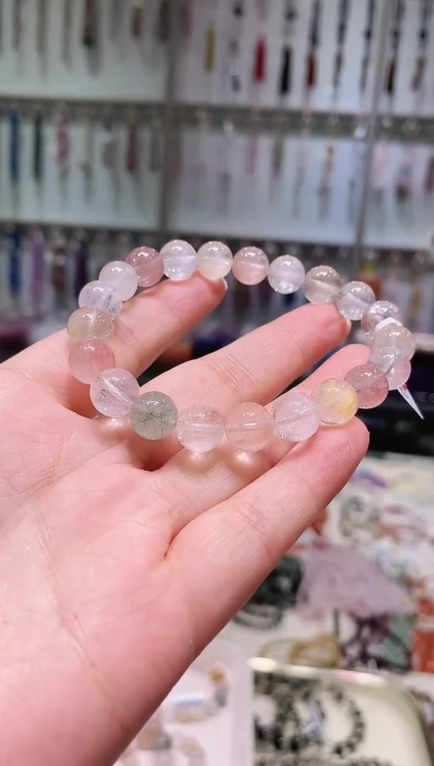 未镶嵌手链水晶多样性发其一9+