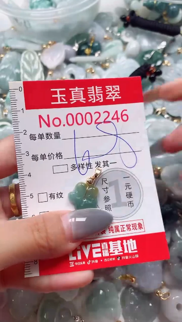 吊坠(不含链)未镶嵌翡翠2246