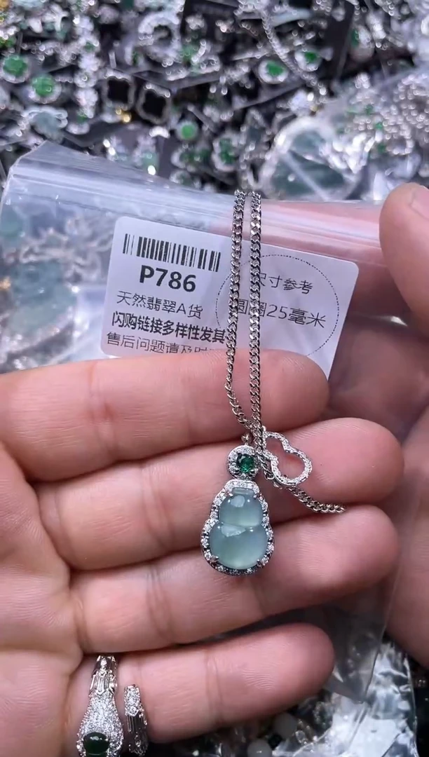 【闪购商品】翡翠颈饰未镶嵌P786项链