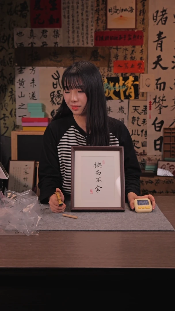【闪购商品】书法735 锲而不舍 10 寸 手 写