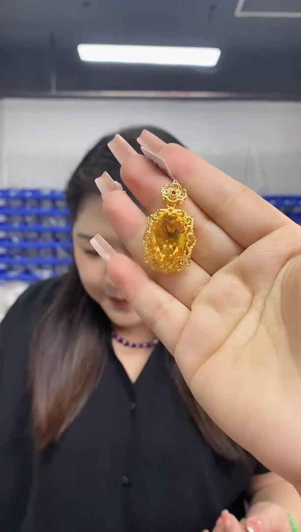 吊坠未镶嵌水晶多样性发其一颜色微差