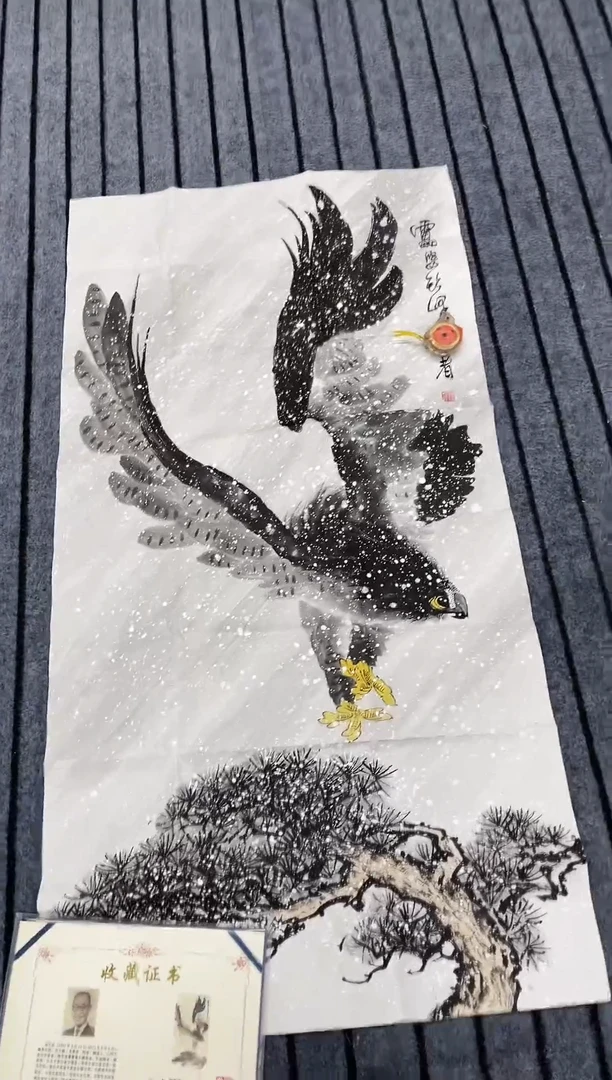 国画精品四尺花鸟