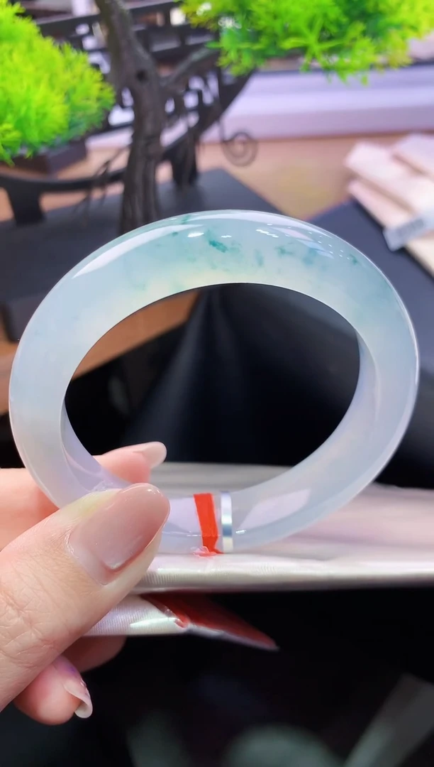 未镶嵌手镯翡翠c78天然A货缅甸翡翠57.3总价29.6万定金2万