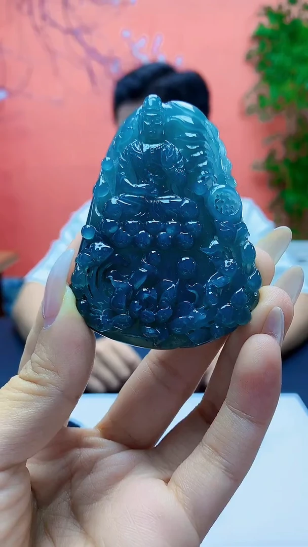 未镶嵌定制翡翠4917ty-毛货挂件39