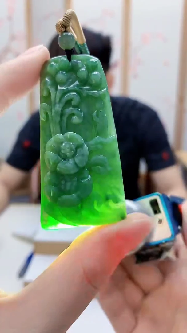 未镶嵌定制翡翠4868ry-毛货挂件171