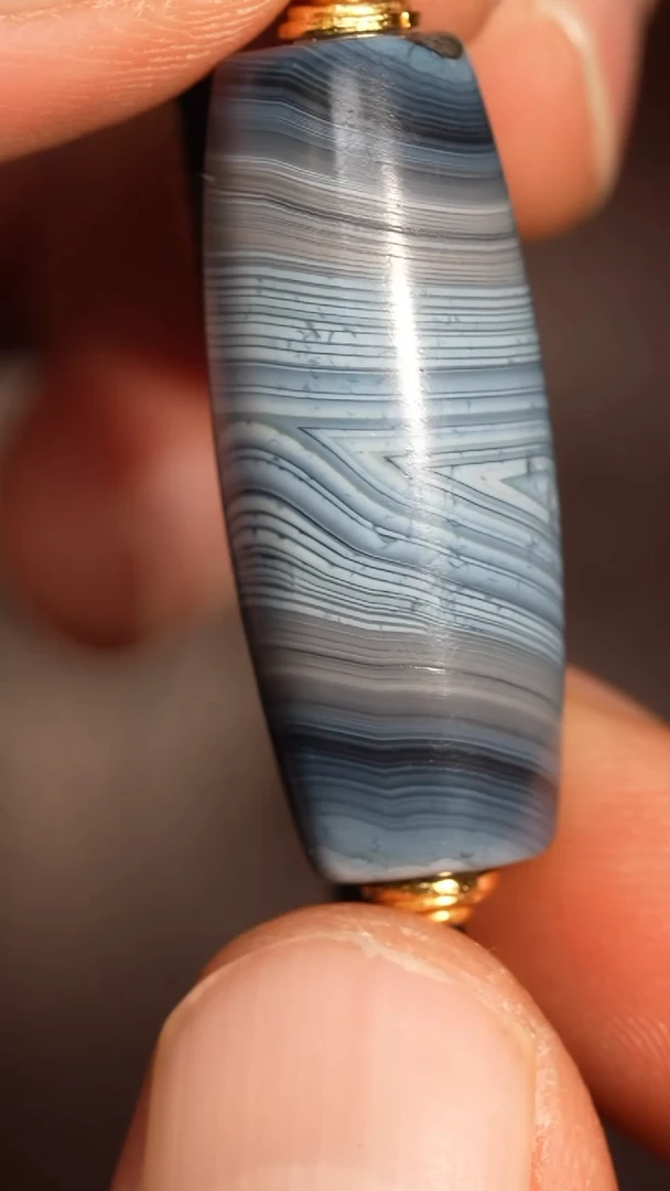 未镶嵌颈饰玛瑙/玉髓冲赛康胡子哥，DIY一180