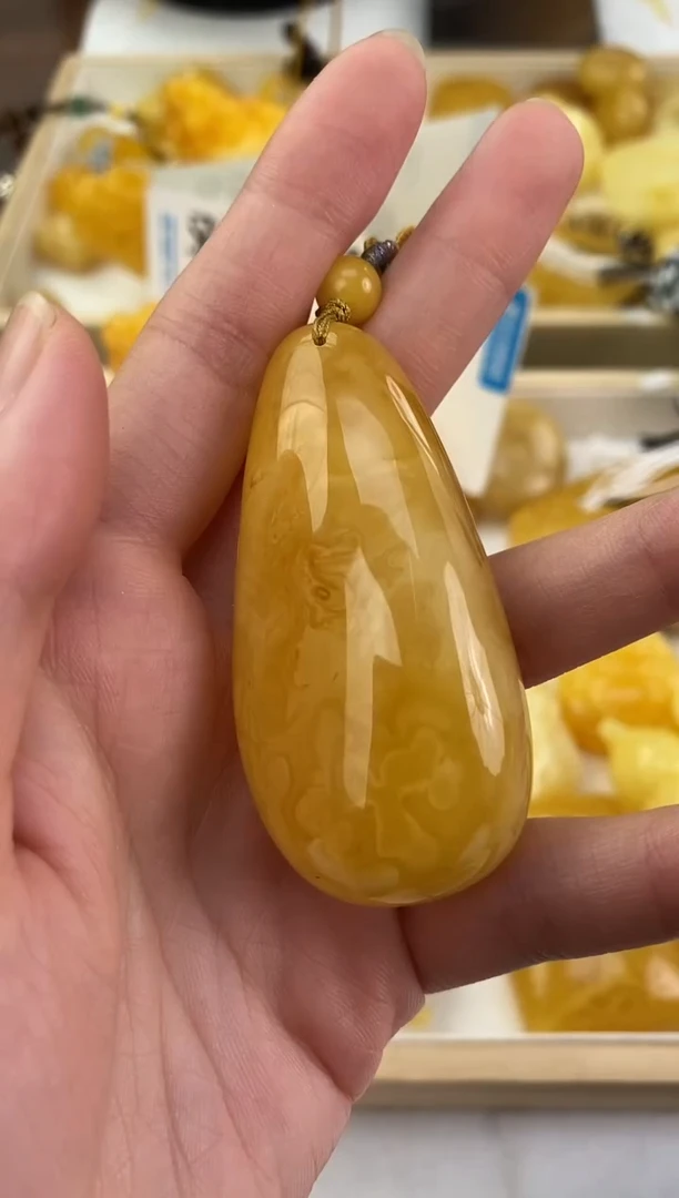 裸石琥珀未镶嵌天然琥珀蜜蜡