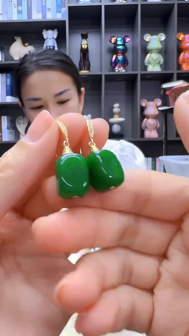 翡翠14K金镶嵌颈饰丹丹diy劲饰