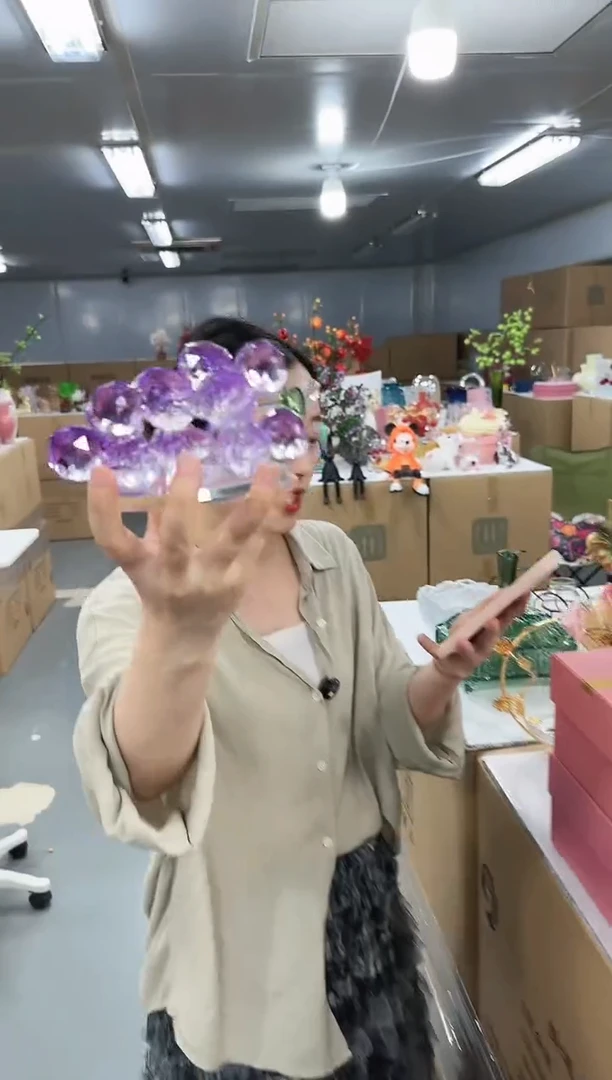 花间集水晶琉璃摆件2321