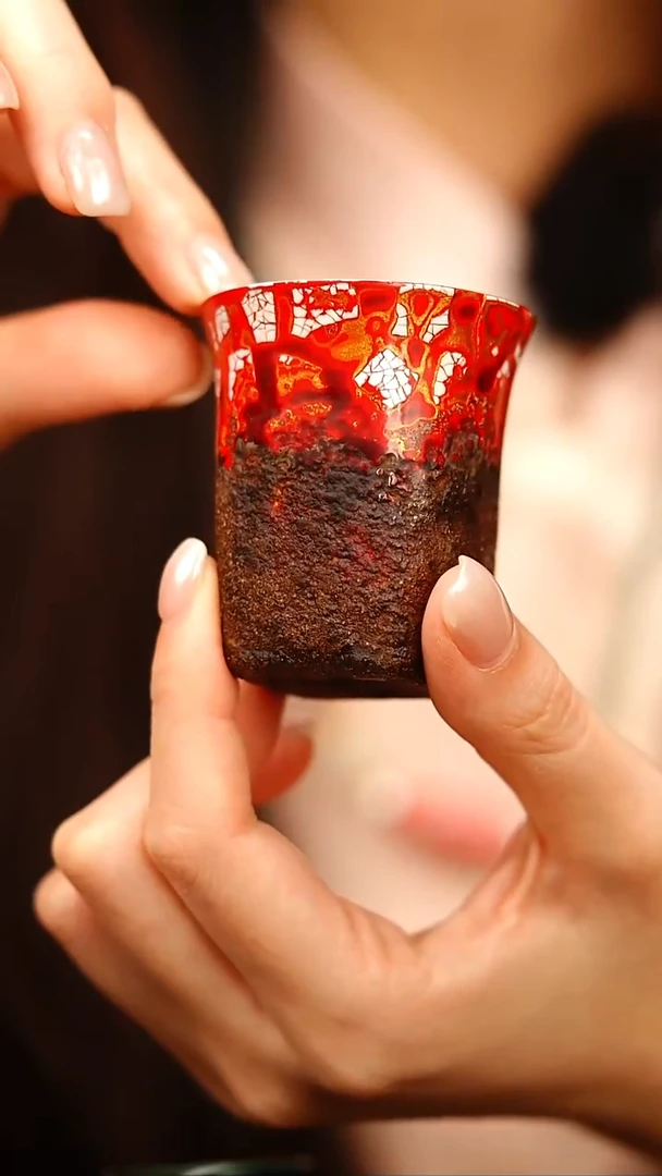 @设计款旧时光一口杯@   非遗大漆