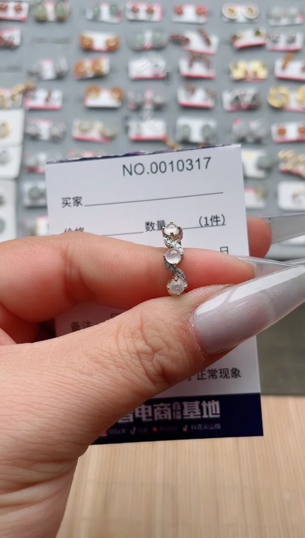 【闪购商品】翡翠戒指银S925镶嵌·