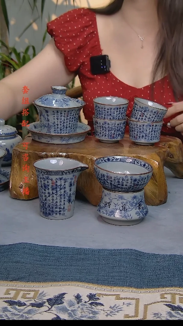 简装家用款7件套 老陶泥开片纹陶瓷茶具